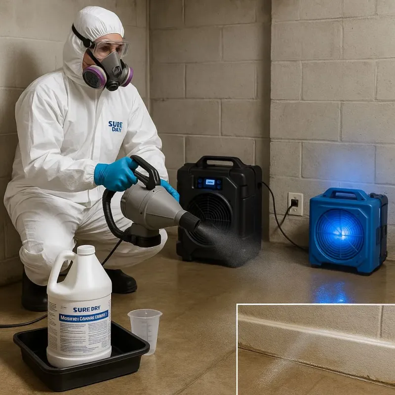 Sanitization and Odor Removal process in La Mesa, CA