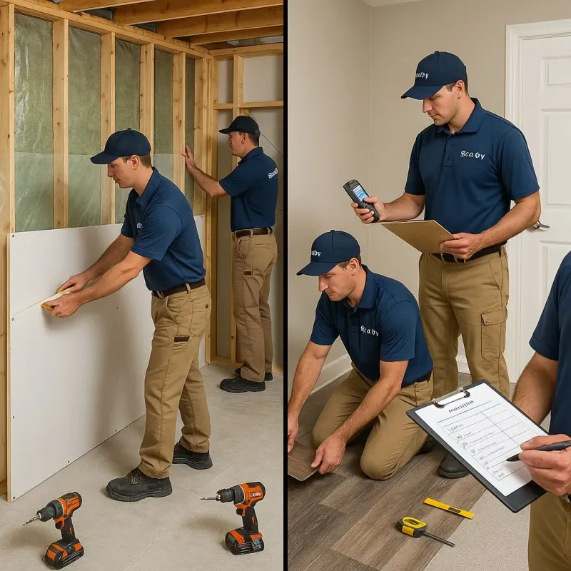 Repairs and Reconstruction process in La Mesa, CA