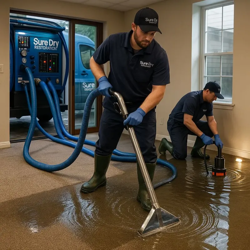 Water Extraction and Removal process in La Mesa, CA